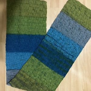 Handmade beautiful cozy scarf. 11.5”x58’